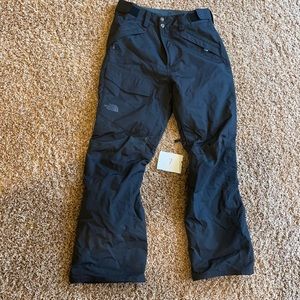 Black north face ski pants men small